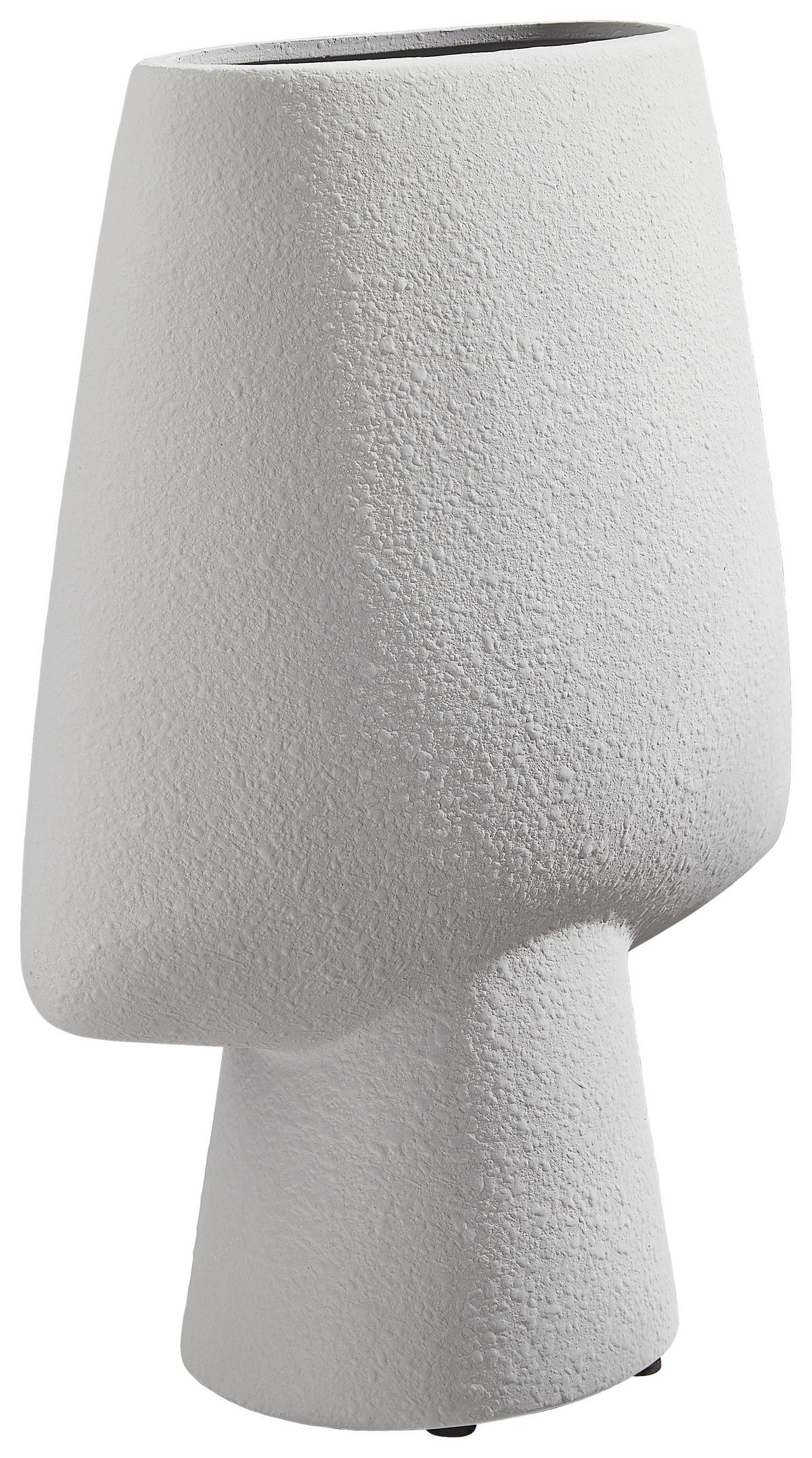VASE  - Grau, Basics, Keramik (30,5/15,5/40,5cm)