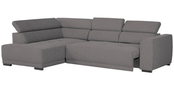 ECKSOFA Anthrazit Struktur - Anthrazit/Schwarz, Design, Kunststoff/Textil (205/284cm) - Xora