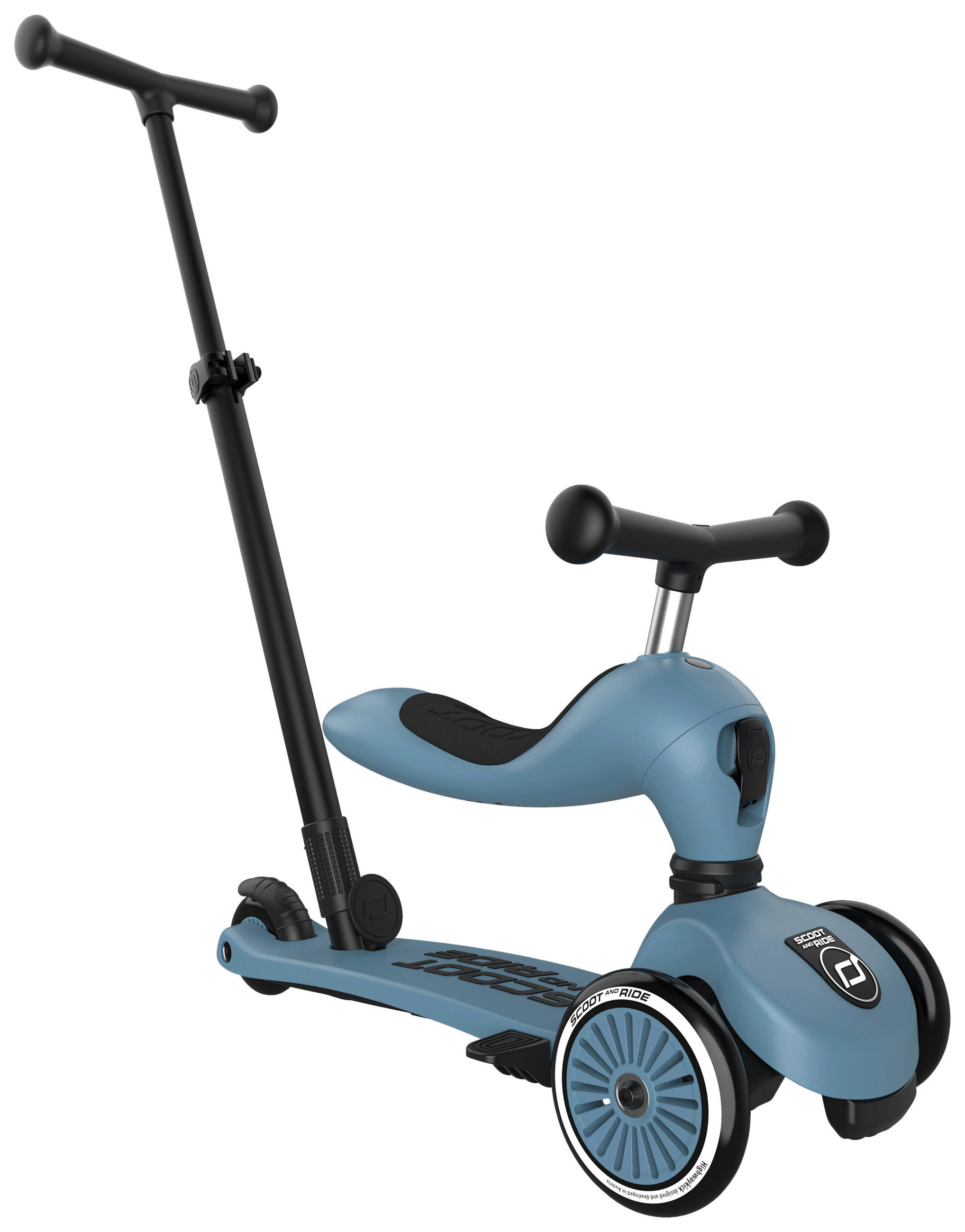 KINDERSCOOTER  - Pastellblau, Trend, Kunststoff (3,1kg) - Scoot and Ride