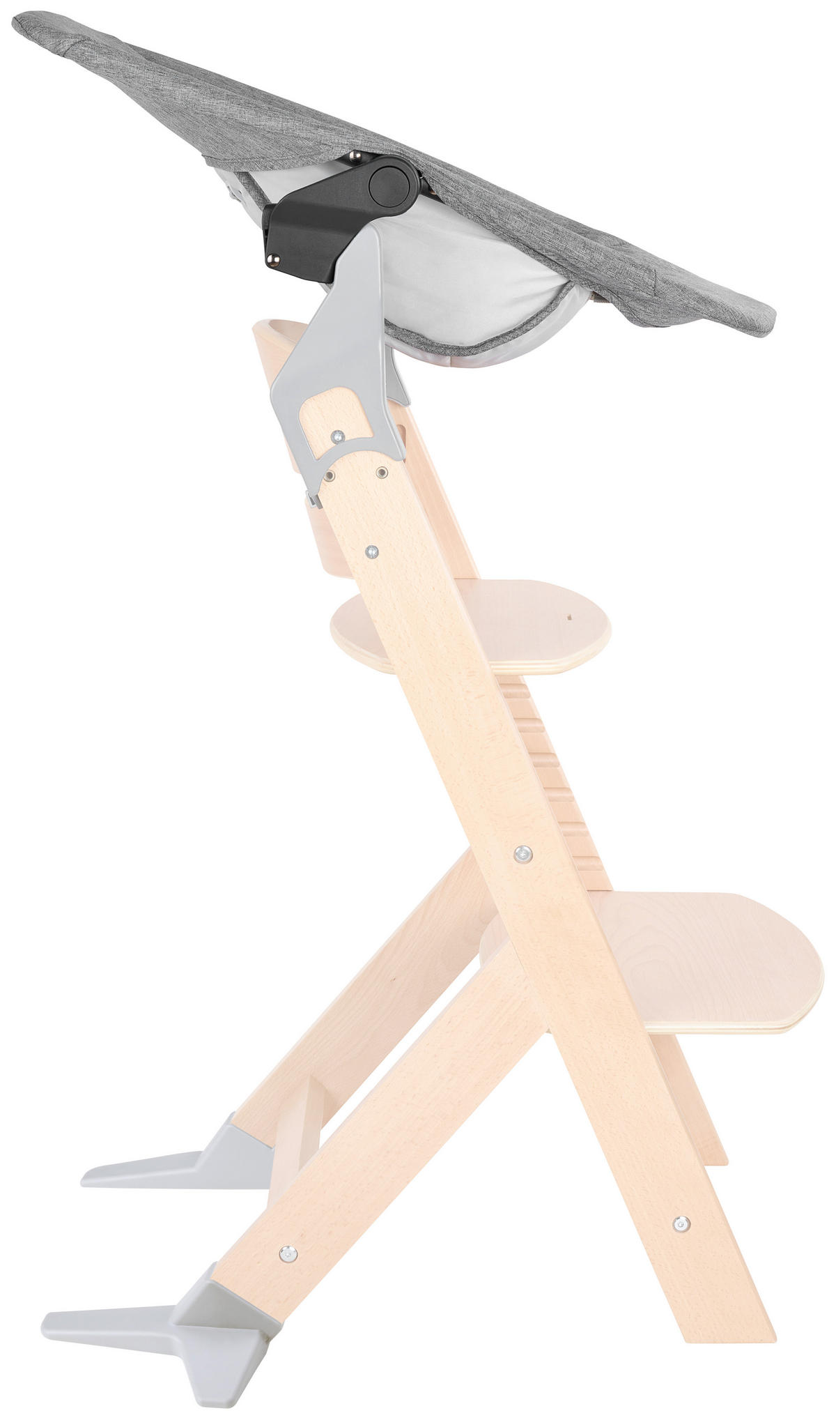 NJIHALICA  LUNCH  - siva, Osnovno, tekstil/metal (66/45/48-58cm) - My Baby Lou