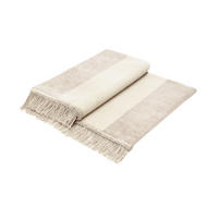 PREGRINJALO 100/200 cm naravne barve, srebrne barve  - srebrne barve/naravne barve, Design, tekstil (100/200cm)