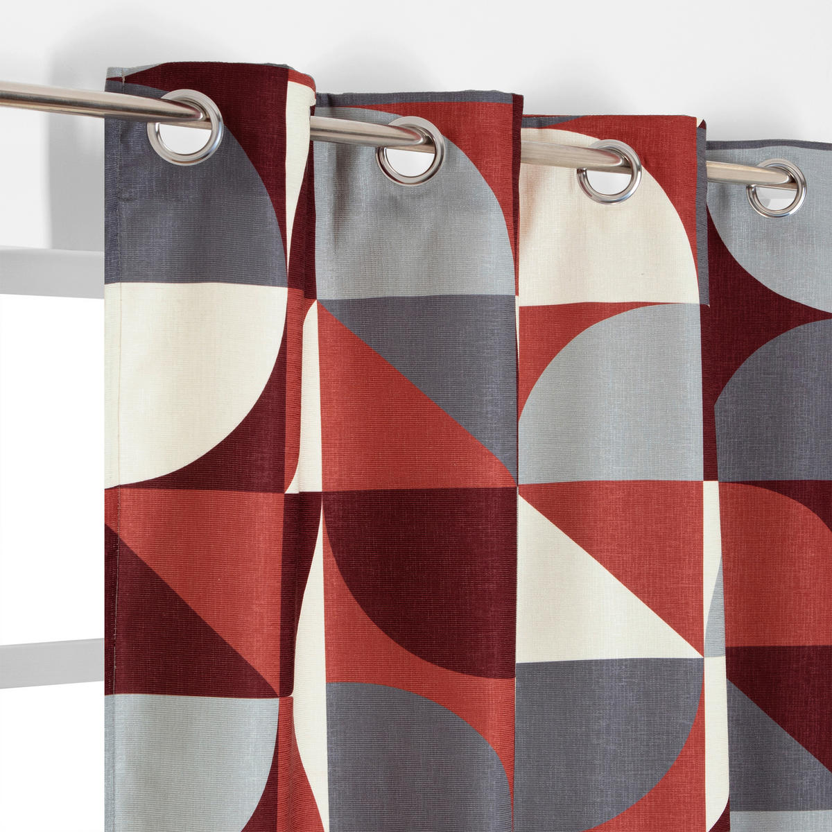 FERTIGVORHANG  blickdicht   140/280 cm  - Terracotta, Basics, Textil (140/280cm)