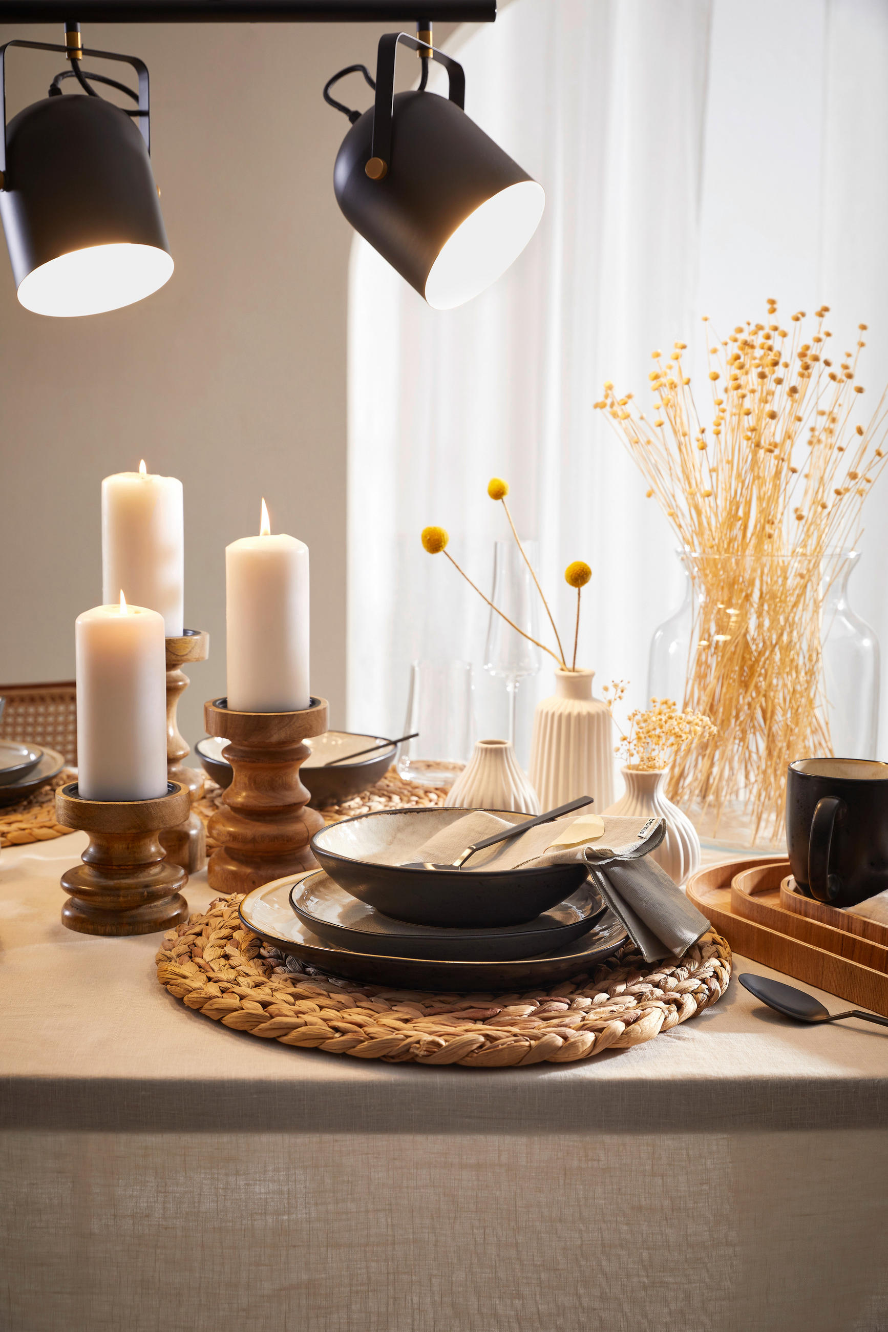 KOMBISERVICE Creme SØREN IVORY 10-teilig 2 Personen - Creme, Trend, Keramik - Novel