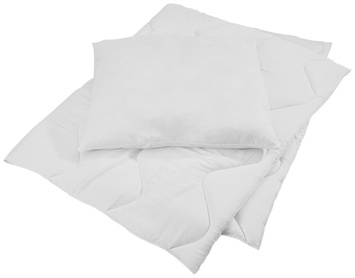BETTENSET - Weiß, Basics, Textil (135/200cm) - Sleeptex