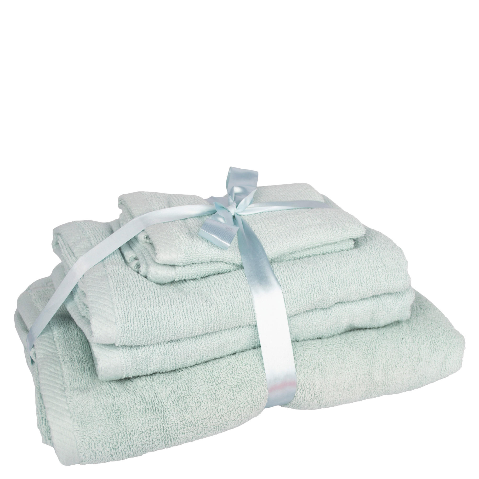 FROTTIERSET TIAGO Mintgrün 5-teilig  - Mintgrün, Basics, Textil - Zoeppritz