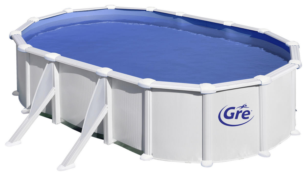 GRE POOL KITPROV508 2021 527/500/132 cm  - Weiß, KONVENTIONELL, Metall (527/500/132cm) - Gre