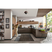 EINBAUKÜCHE   - Braun, Design, Holzwerkstoff - Dieter Knoll