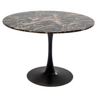 ESSTISCH in Holzwerkstoff 110/110/72 cm  - Schwarz/Braun, Design, Holzwerkstoff/Metall (110/110/72cm) - Kare-Design