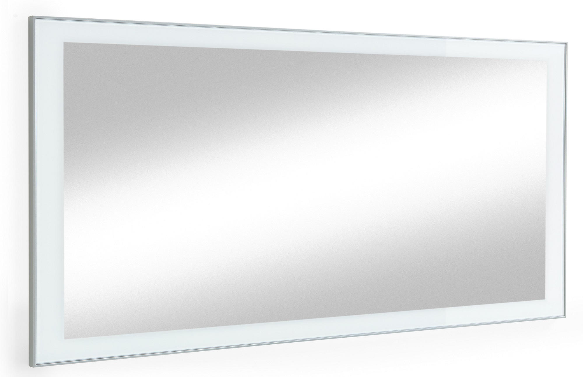 WANDSPIEGEL 120/60/2 cm    - Weiß, Design, Glas (120/60/2cm)