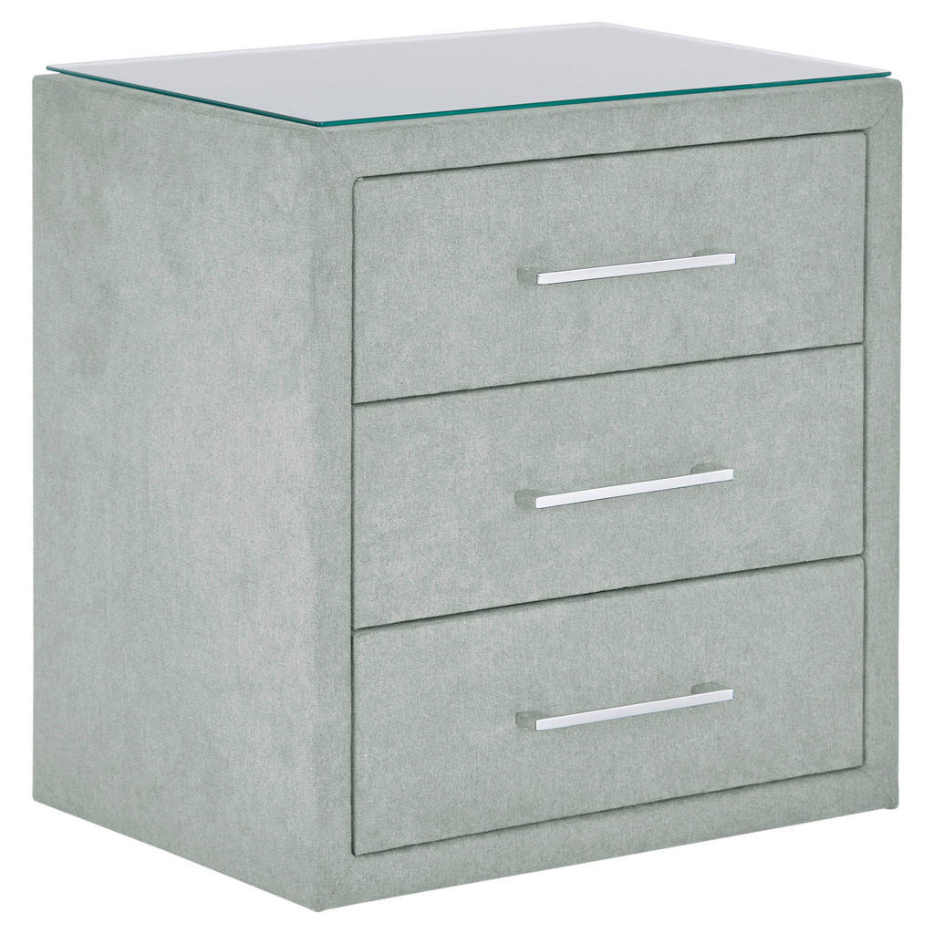 Nachtkästchen Hellgrau H: 60 Cm Kleopatra