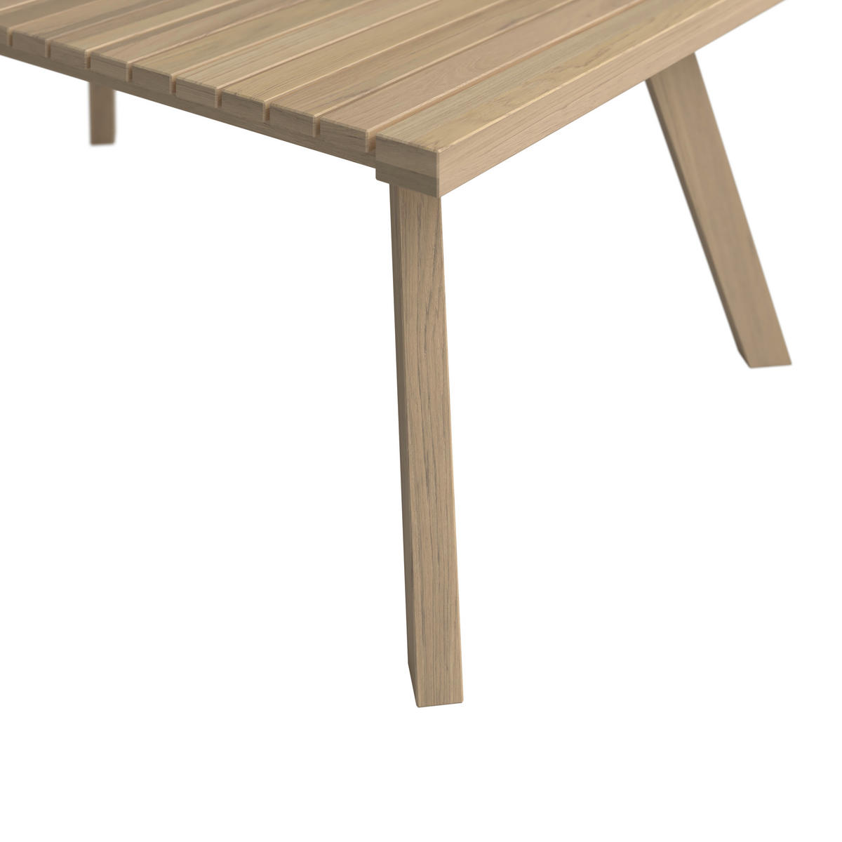 GARTENSET Webstoff Akazie massiv  - Akaziefarben/Grau, Basics, Holz/Textil (186/60cm) - Ambia Garden