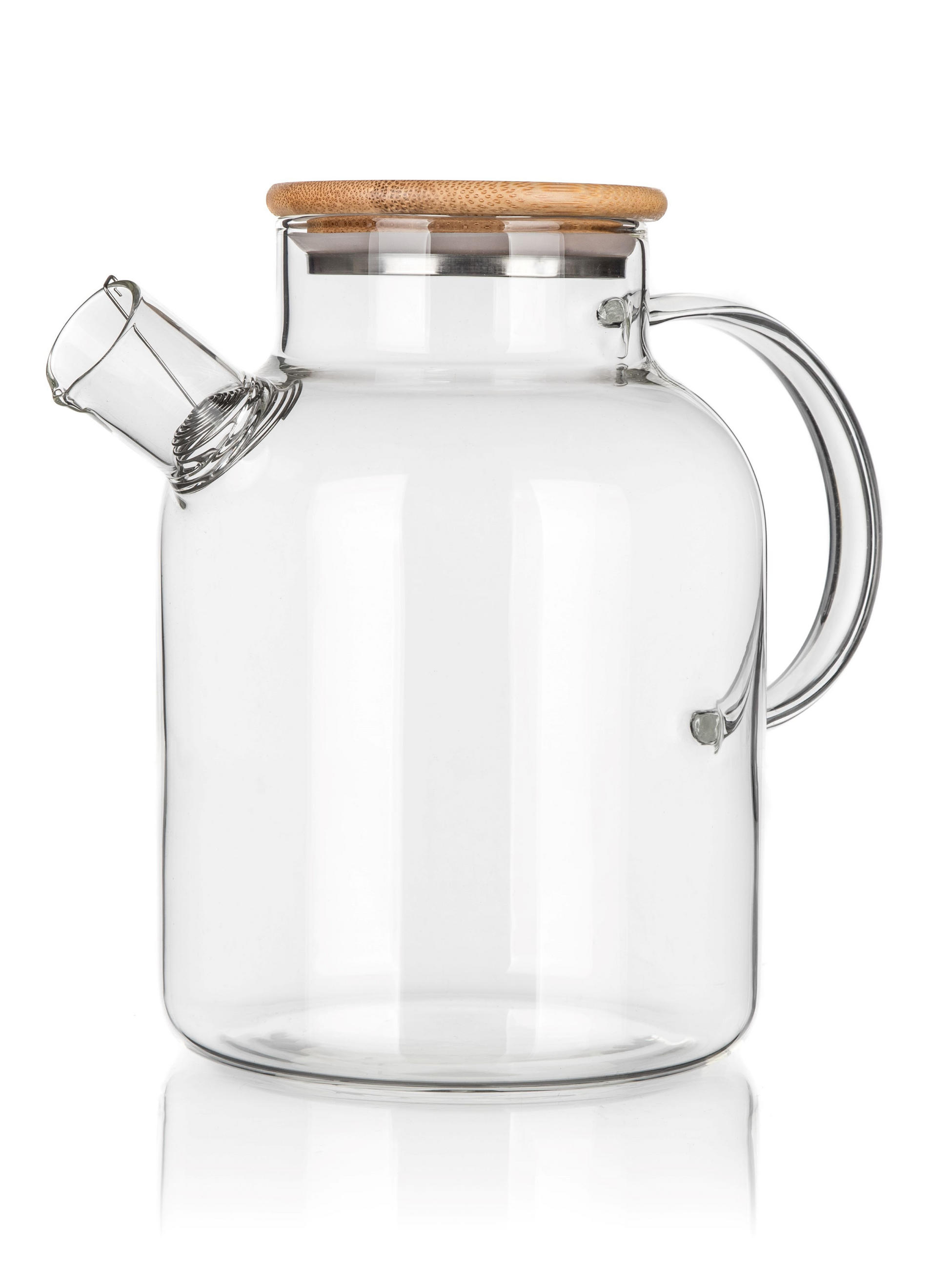 SKLENENÝ DŽBÁN  1,5 l  - biela, Lifestyle, sklo (16,5/16,5/19,5cm)