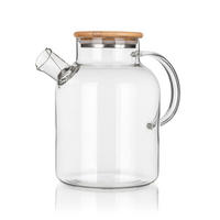 SKLENĚNÝ DŽBÁN  1,5 l  - bílá, Lifestyle, sklo (16,5/16,5/19,5cm)