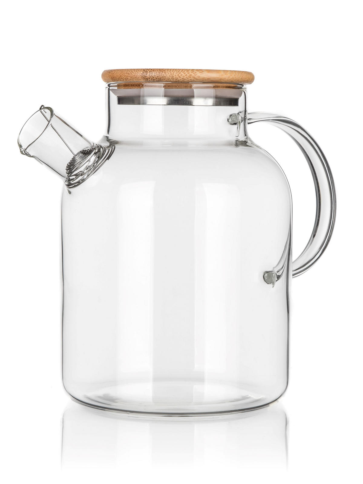 SKLENĚNÝ DŽBÁN  1,5 l  - bílá, Lifestyle, sklo (16,5/16,5/19,5cm)