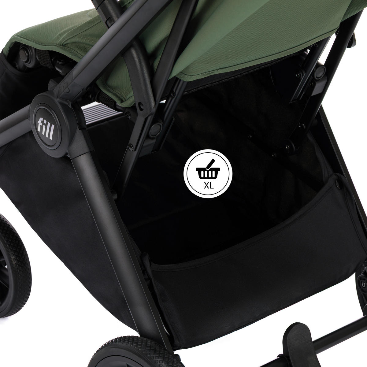 BUGGY  - Jadegrün, Basics, Textil/Metall (54/68/108cm) - Fillikid