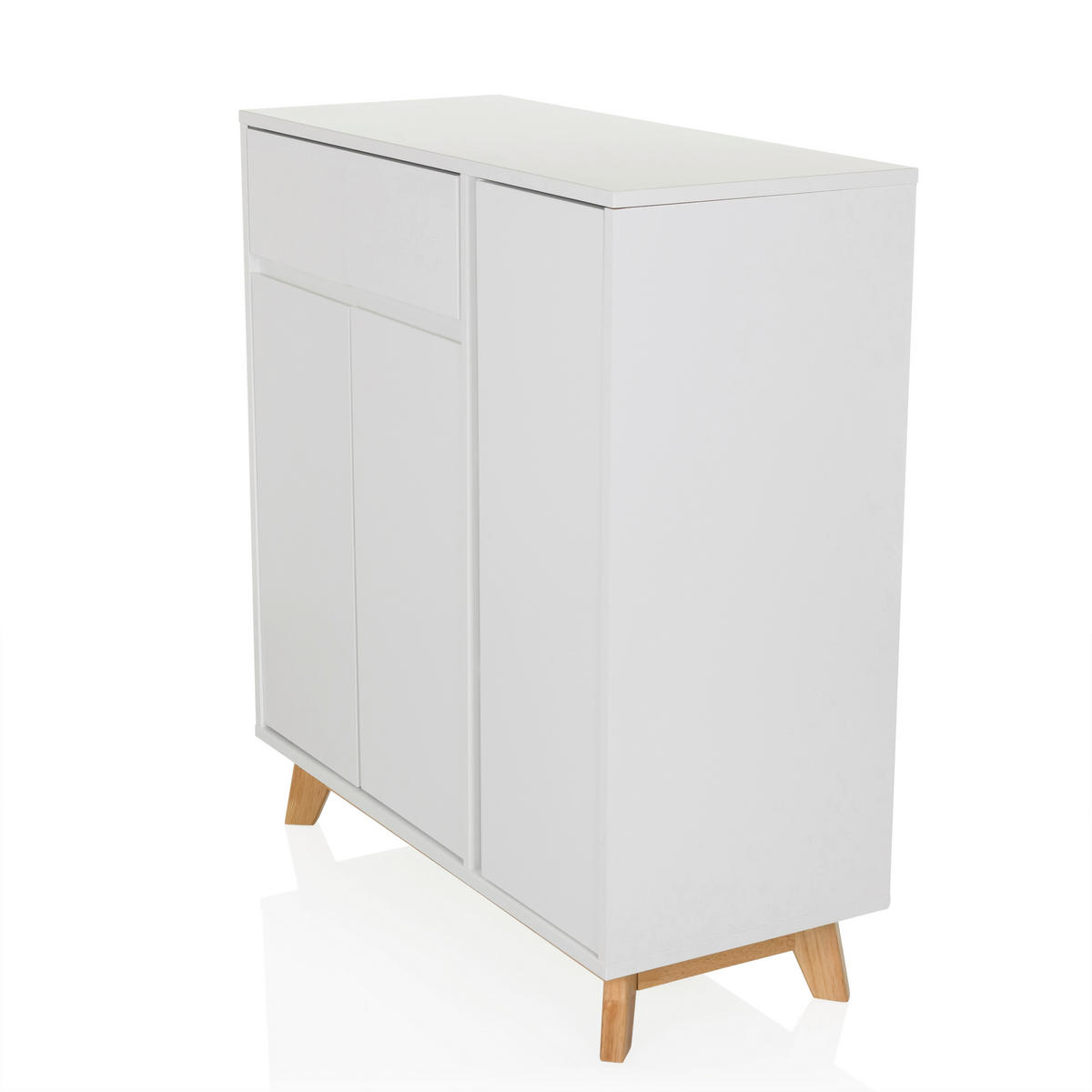 KOMODA, bílá, 80/85/34 cm - bílá, Moderní, dřevo/kompozitní dřevo (80/85/34cm) - MID.YOU