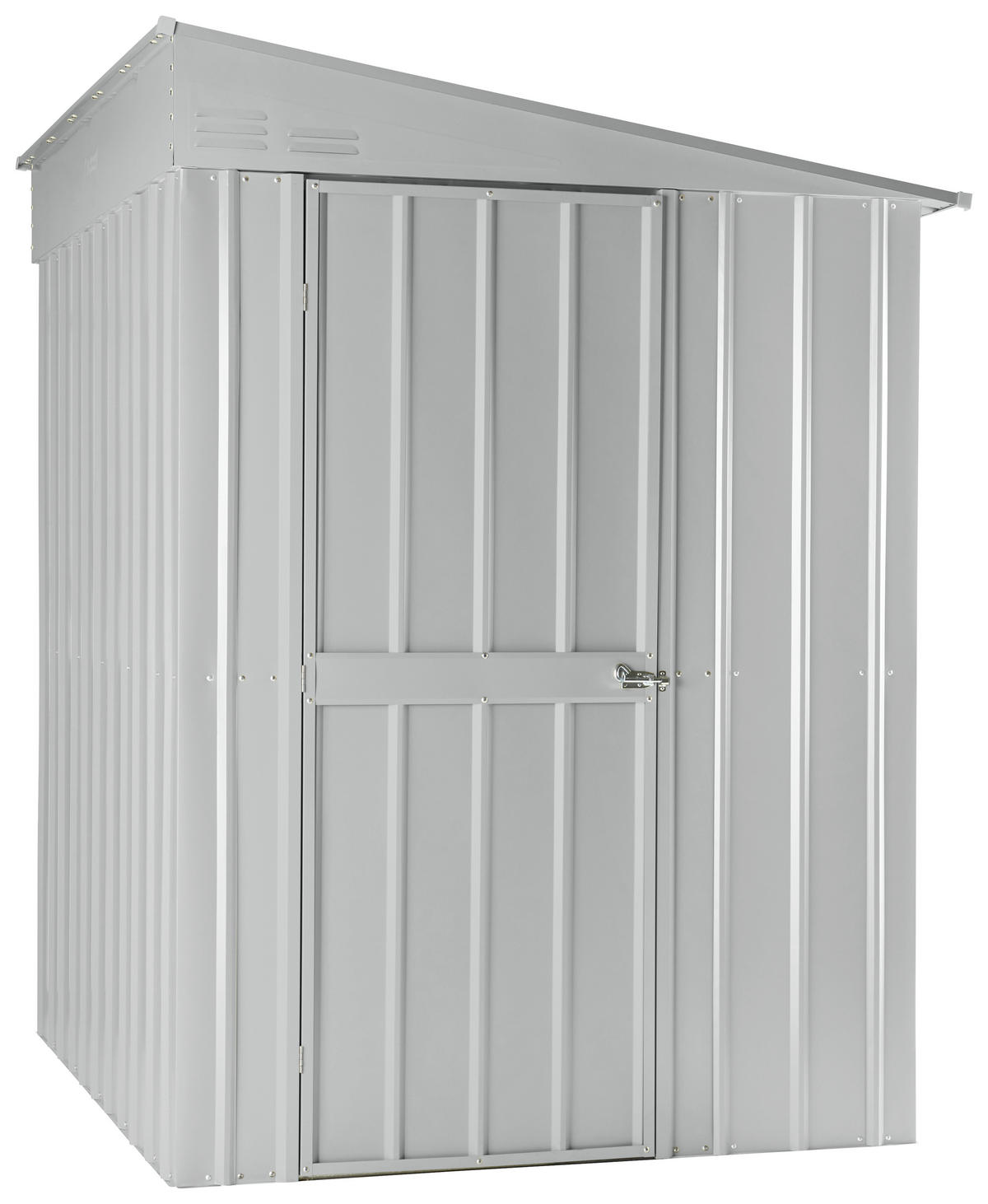 GERÄTEHAUS 155/203/180 cm  - Silberfarben, Basics, Metall (155/203/180cm)