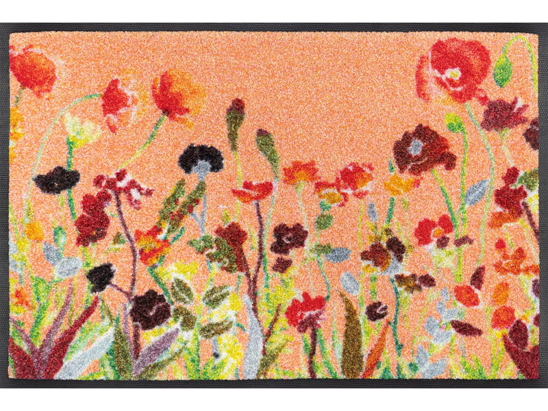 wash+dry FUßMATTE Wildflowers Mehrfarbig 40x60 cm
