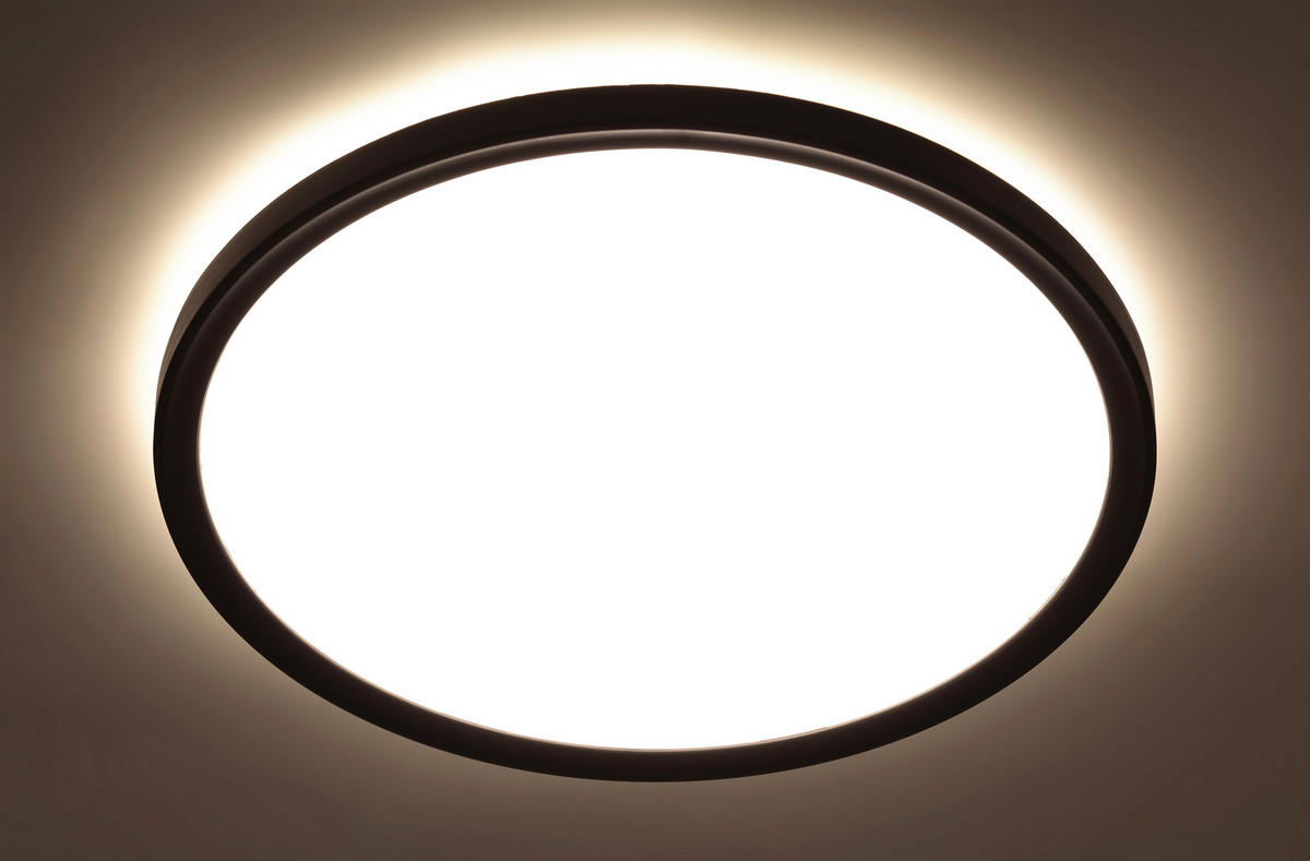 STROPNÍ LED SVÍTIDLO, 29,3/2,8 cm  - bílá, Basics, plast (29,3/2,8cm) - Novel