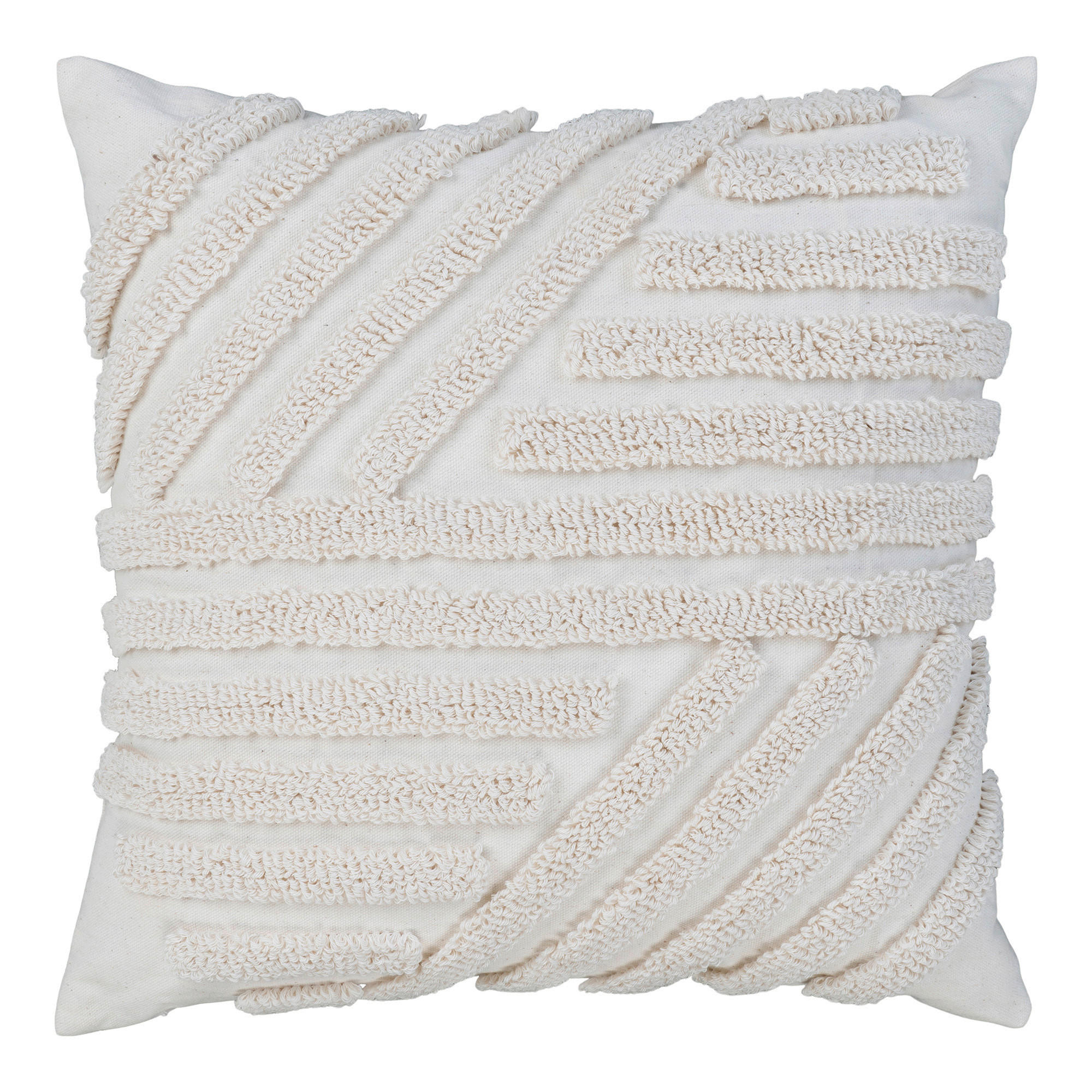 PRYDNADSKUDDE   45/45 cm   - vit, Basics, textil (45/45cm)
