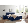 BOXSPRINGBETT 180/200 cm,  in Blau  - Blau/Schwarz, Design, Holzwerkstoff/Kunststoff (180/200cm) - Xora