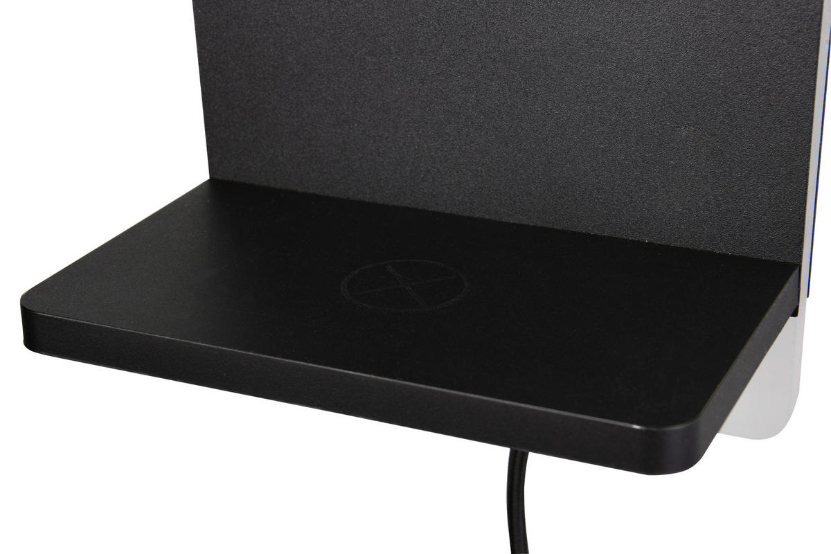 APLICĂ DE PERETE CU LED - negru, Basics, metal (20/16/14cm)