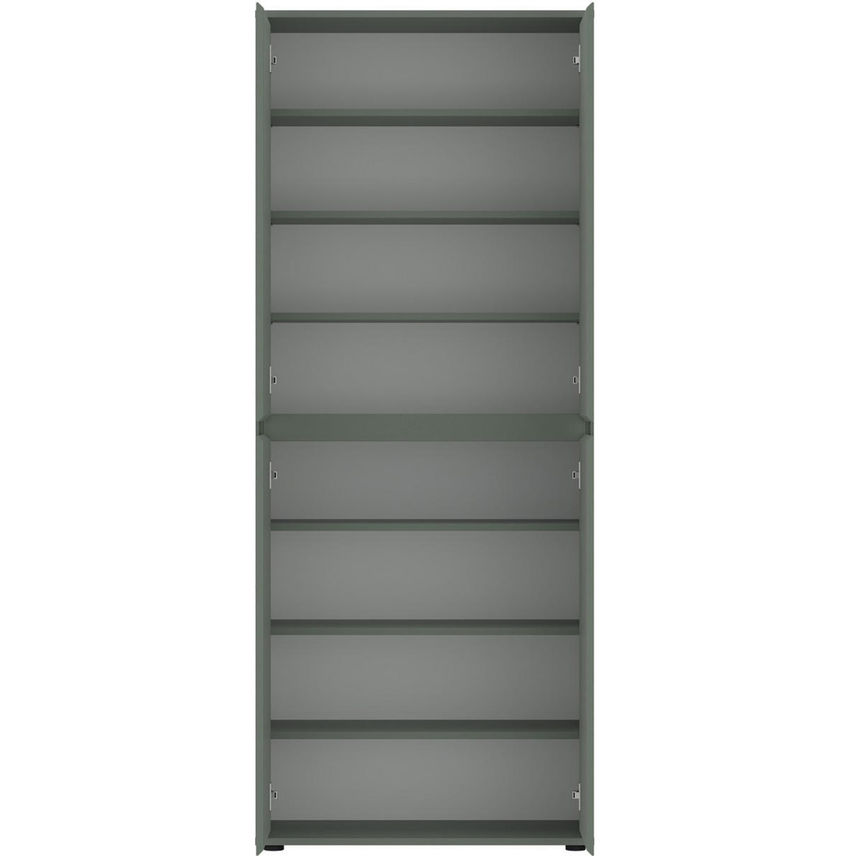 GARDEROBENSCHRANK  in 75/185,9/35,3 cm  - Salbeigrün, Design, Holzwerkstoff (75/185,9/35,3cm) - Livetastic