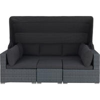 LOUNGE GARNITÚRA   228/70/84 cm  - szürke, Romantik / Landhaus, műanyag/textil (228/70/84cm) - Ambia Garden
