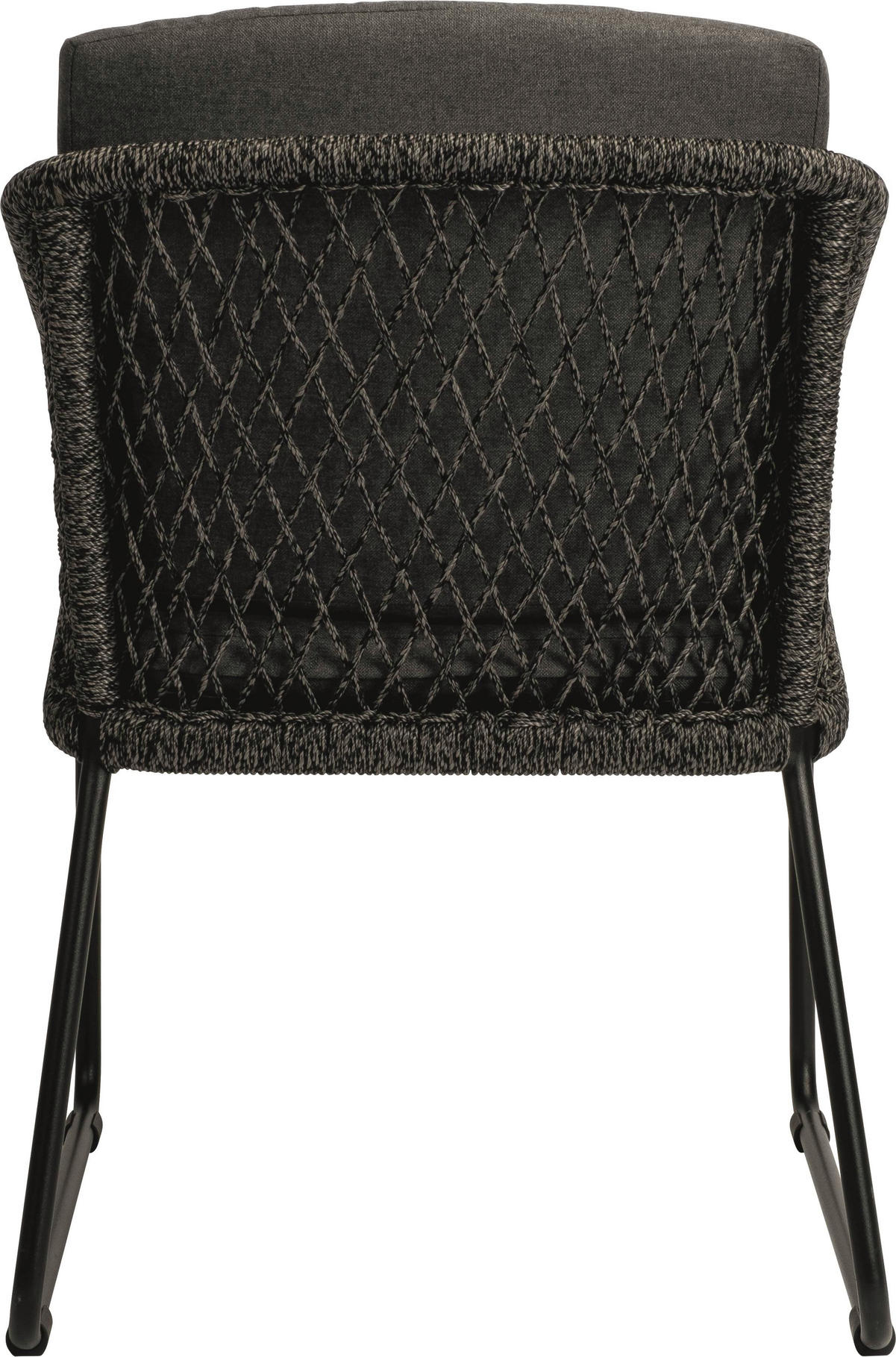 GARTENSESSEL - Anthrazit/Schwarz, Natur, Textil/Metall (59/81/66cm) - Stern