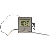 BRATENTHERMOMETER - Chromfarben/Schwarz, Basics, Kunststoff/Metall - Gefu