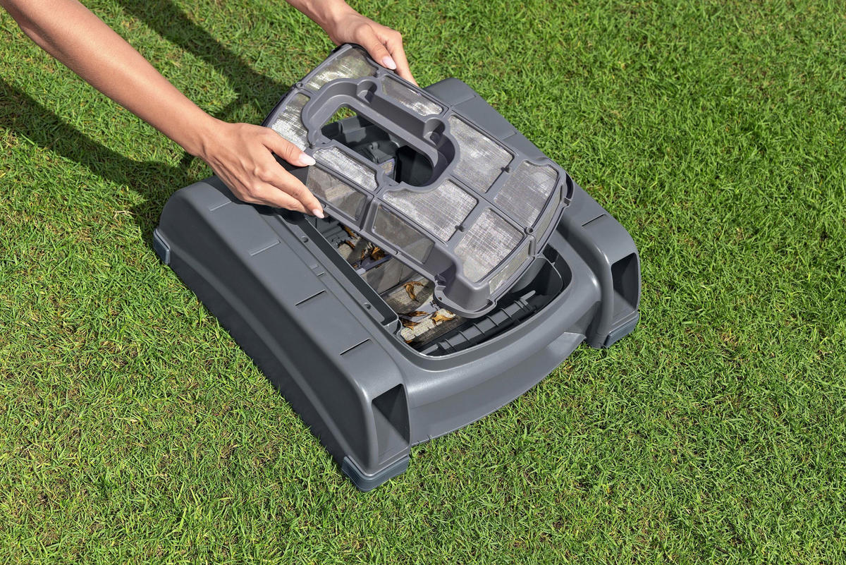 POOLROBOTER 58942  - Graublau, KONVENTIONELL, Kunststoff/Metall (43,5/43,5/26cm) - Bestway