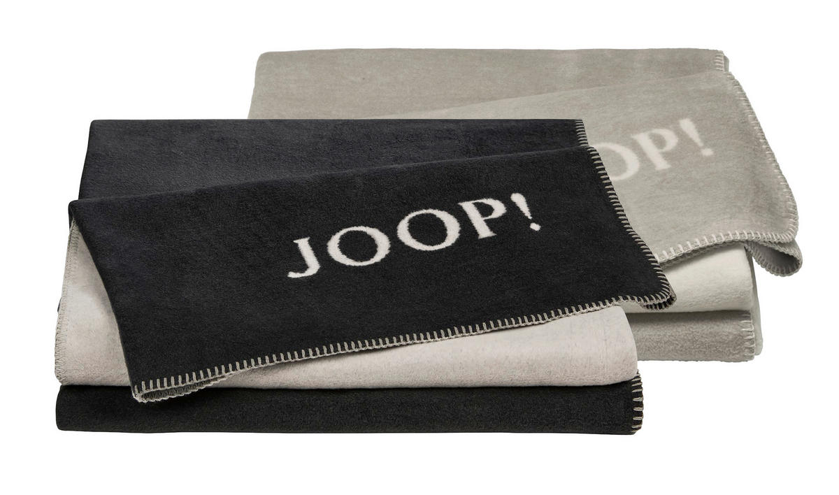 PLAID 150/200 cm  - Anthrazit/Grau, Design, Textil (150/200cm) - Joop!