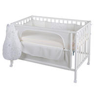 BEISTELLBETT roba Sternenzauber  - Weiß, Basics, Holzwerkstoff/Textil (66/79,5/126cm) - Roba