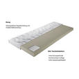 TOPPER 90/200 cm Höhe ca. 10 cm  - Weiß, KONVENTIONELL, Textil (90/200cm) - Novel