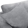 ECKSOFA  in Cord Hellgrau  234/170 cm  - Hellgrau/Schwarz, KONVENTIONELL, Kunststoff/Textil (234/170cm) - Carryhome