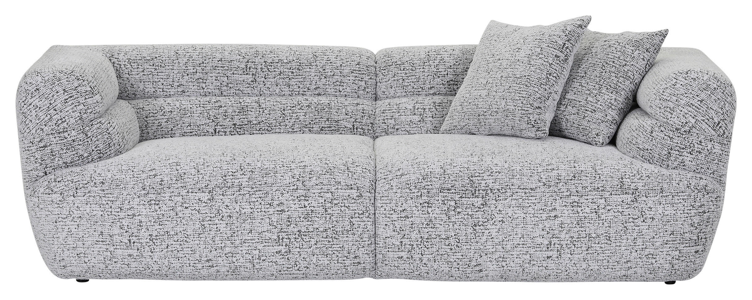 Carryhome POHOVKA BIG SOFA, textil, černá, bílá