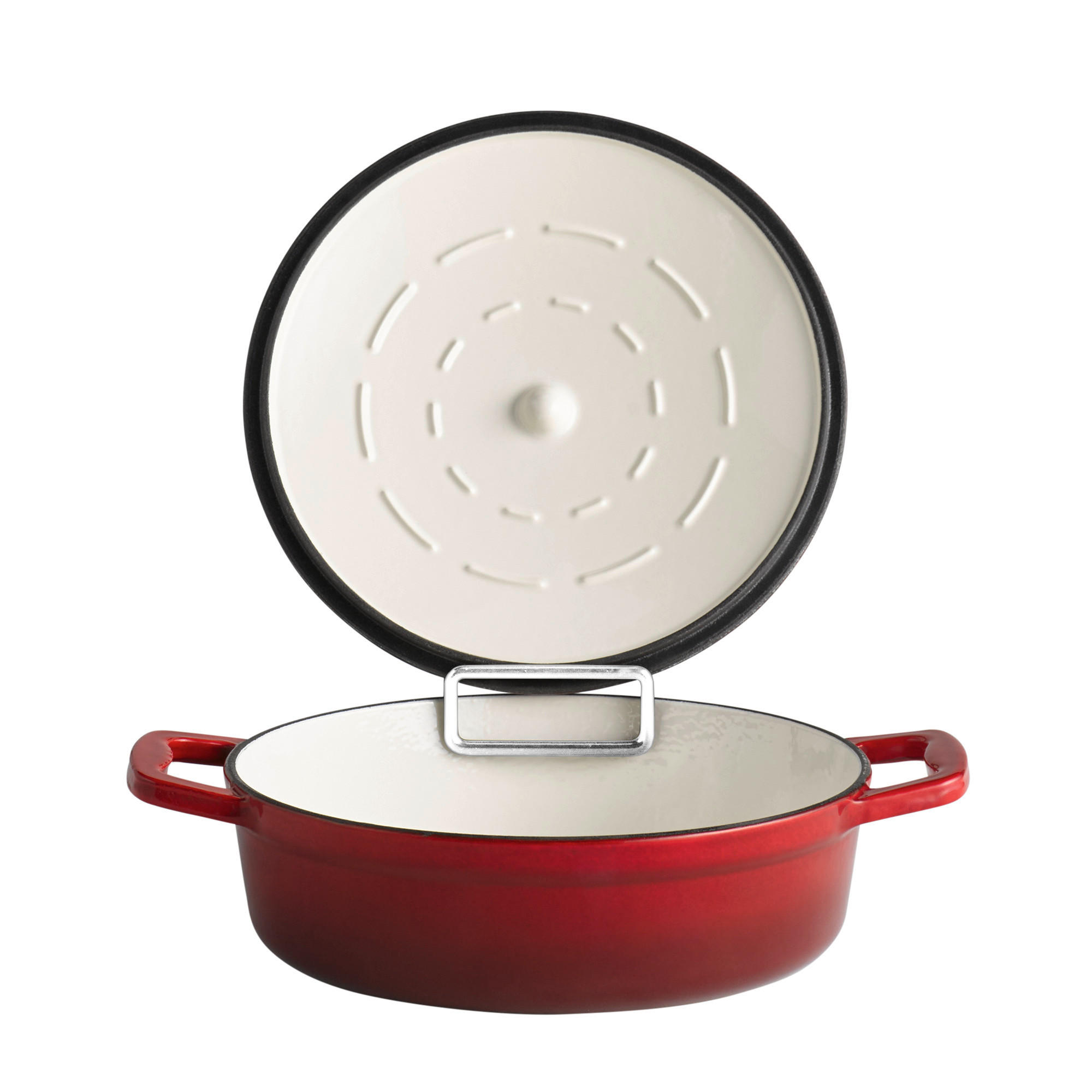 SCHMORTOPF 5 Stars 2.5 L  - Rot/Creme, Basics, Metall (25/25/7cm)