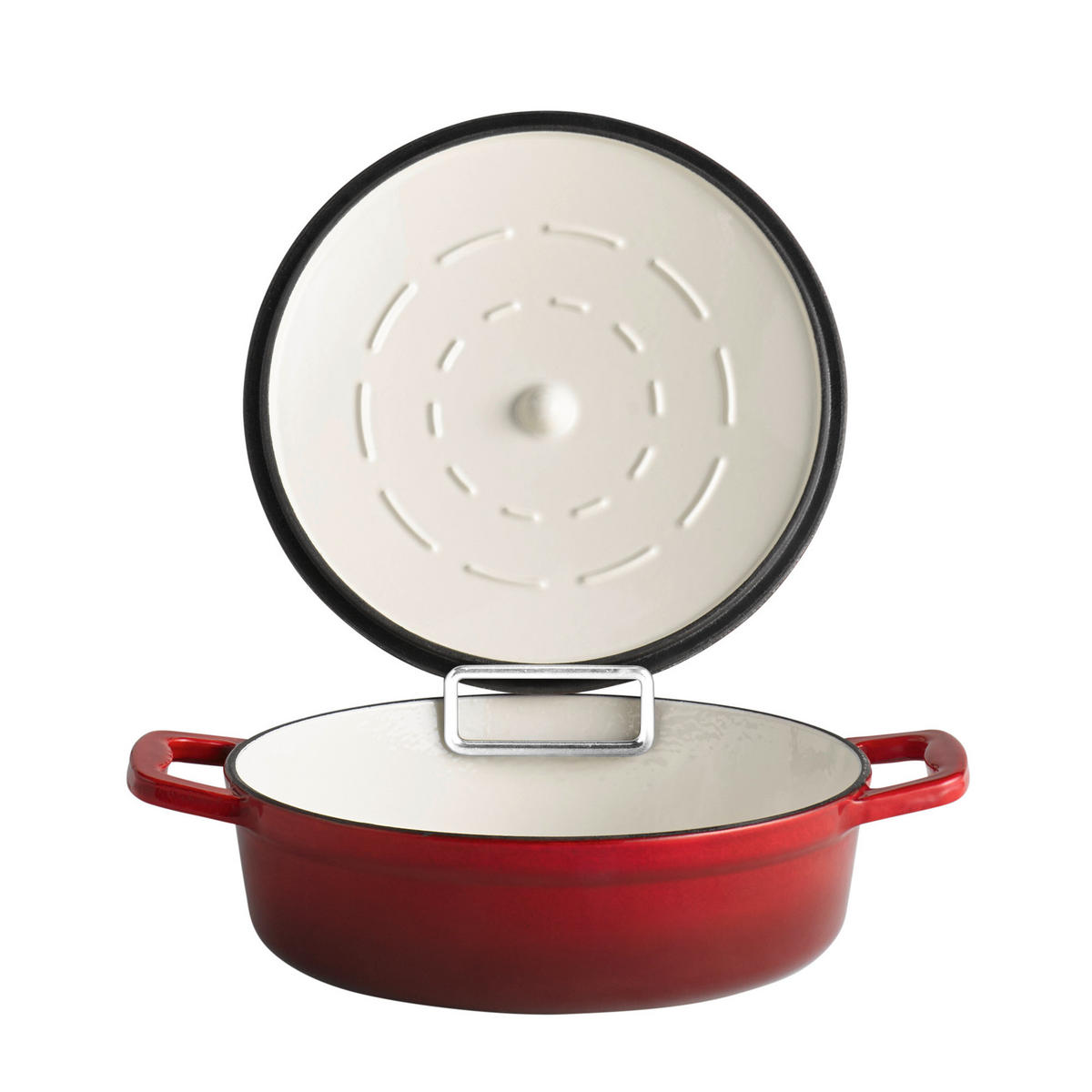 SCHMORTOPF 5 Stars 2.5 L  - Rot/Creme, Basics, Metall (25/25/7cm)