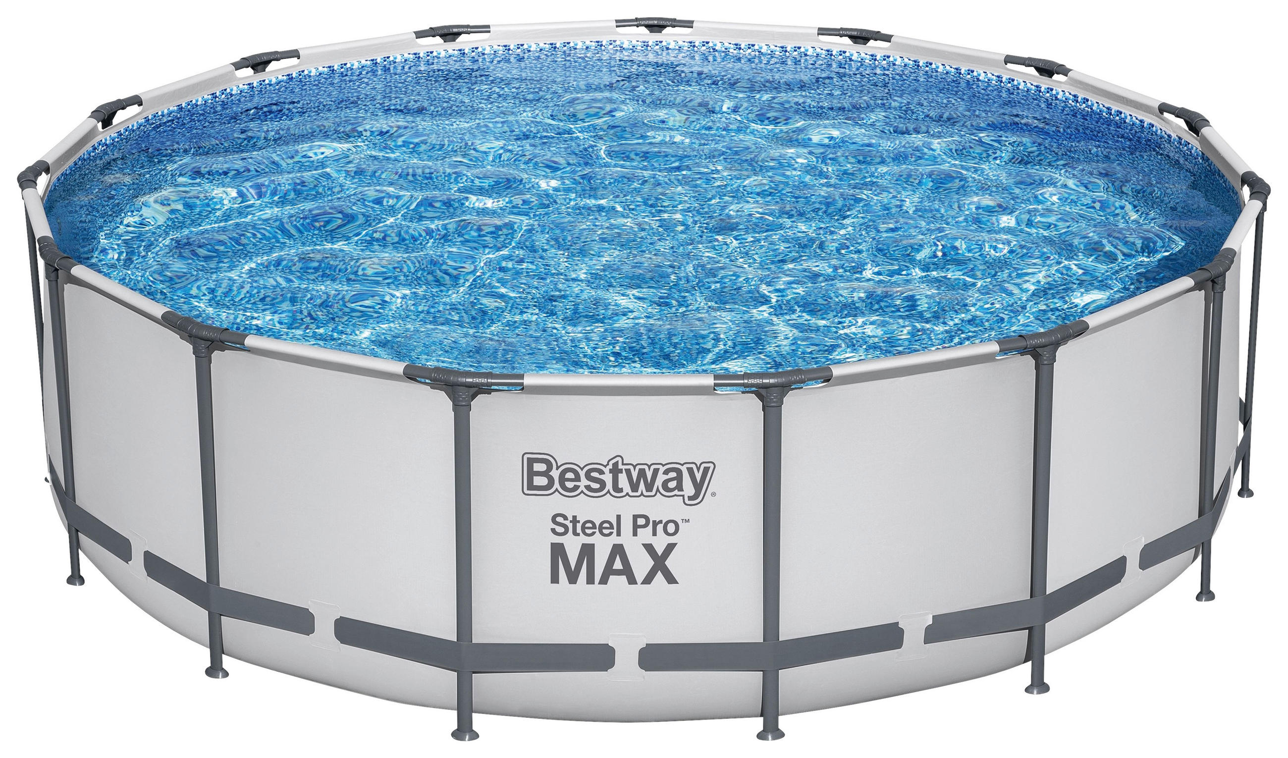 BAZÉN 457/122 cm - šedá, Konvenční, kov/plast (457/122cm) - Bestway