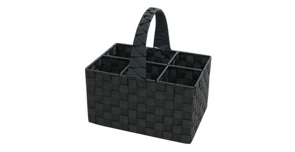 Flaschenkorb  - Schwarz, Basics, Kunststoff (32/18/22cm) - Landscape