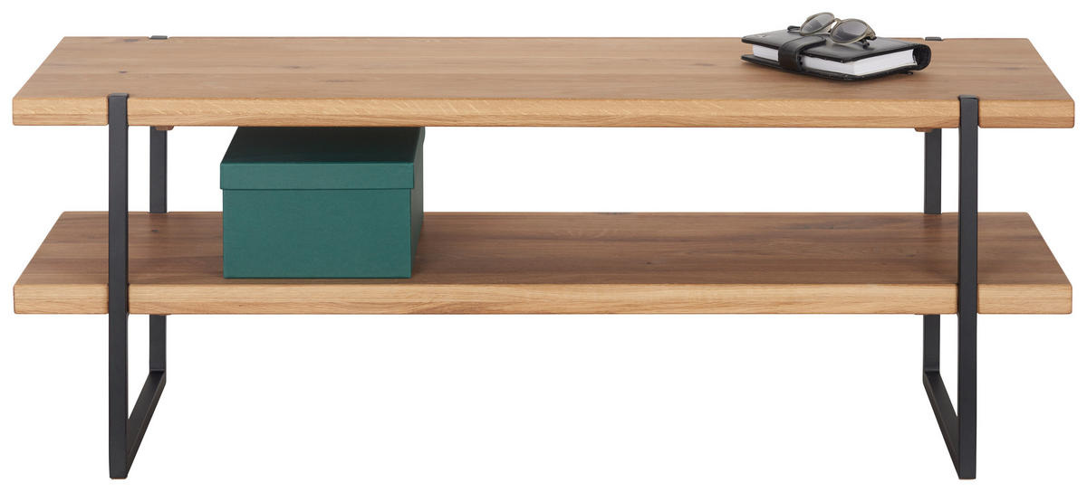 ELŐSZOBAPAD 120/45/40 cm  - tölgyfa, Natur, fa/fém (120/45/40cm) - Linea Natura