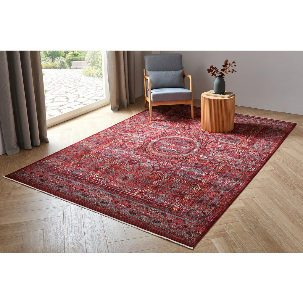 Thumbnail - Novel Vintage-Teppich, Mehrfarbig, Textil, Abstraktes, quadratisch, 160x235 cm, Teppiche & Böden, Teppiche, Vintage-Tepp...