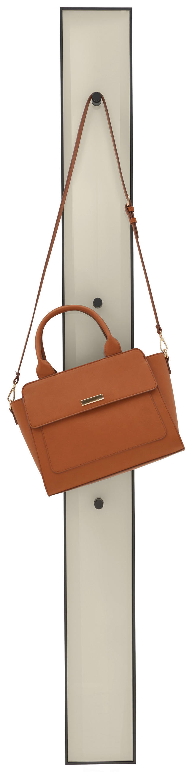 GARDEROBENPANEEL 16/170/7 cm  - Anthrazit/Sahara, Design, Glas/Holzwerkstoff (16/170/7cm) - Dieter Knoll