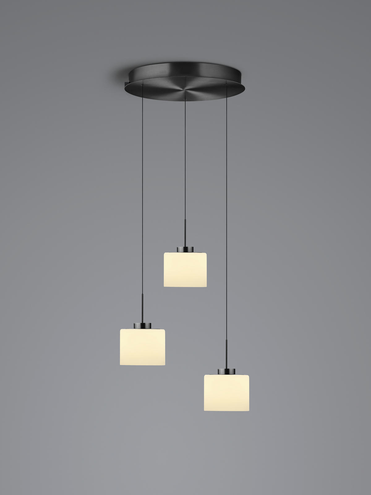 LED-HÄNGELEUCHTE 40/150 cm  - Anthrazit, Design, Metall (40/150cm) - Hell