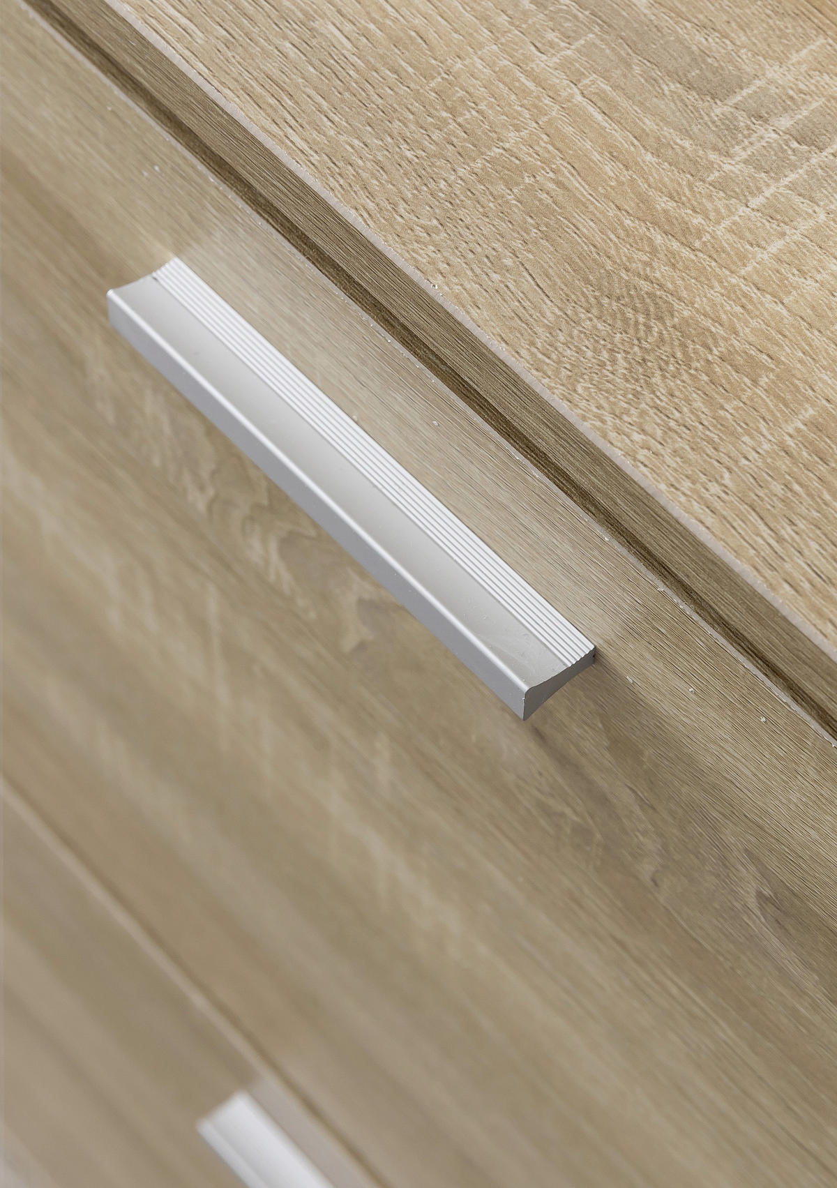 SKOGALLER - Sonoma ek/silver, Klassisk, metall/trämaterial (120/81/24cm) - MID.YOU