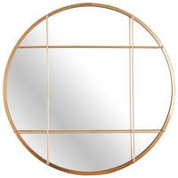 ZIDNO OGLEDALO   50 cm    - zlatna, Trendi, staklo/metal (50cm)