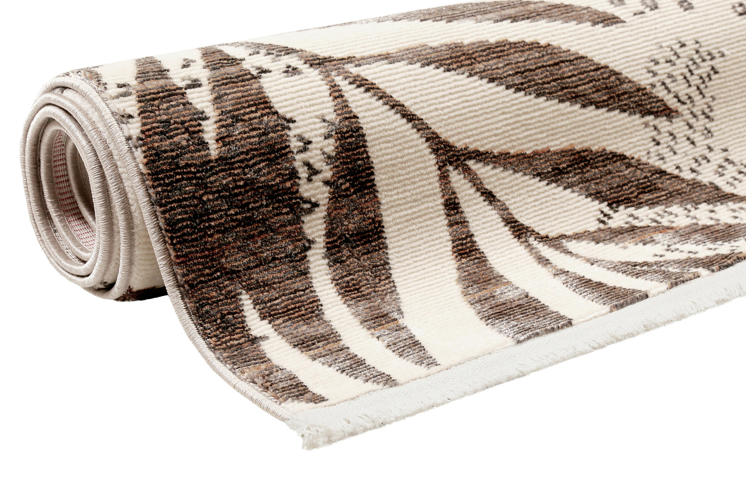 Thumbnail - Esprit Webteppich Florence, Braun, Rot, Beige, Textil, Floral, rechteckig, 133x200 cm, Textiles Vertrauen - Oeko-Tex®, O...