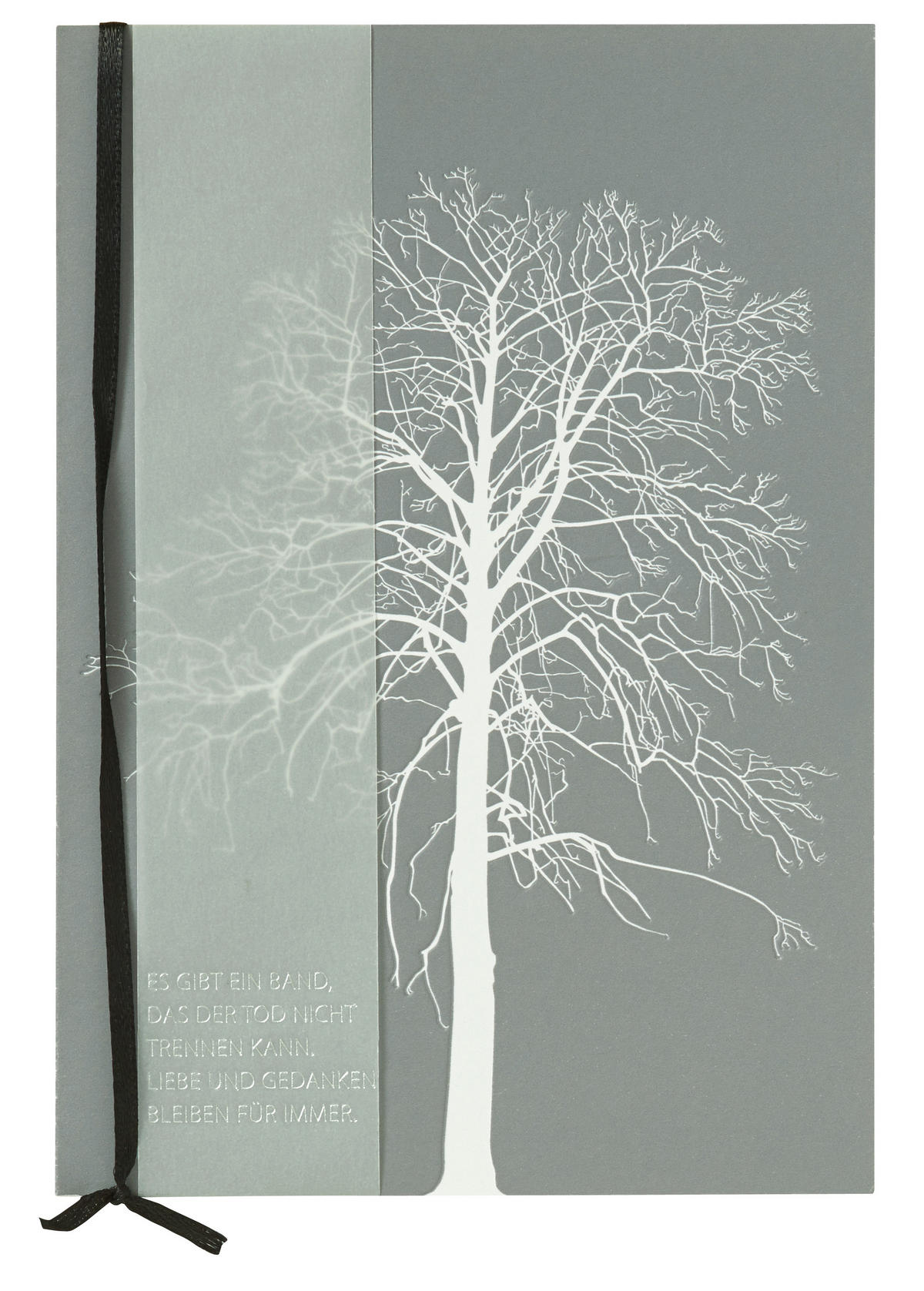 KARTE  - Grau, Basics, Papier (12/17cm) - Räder