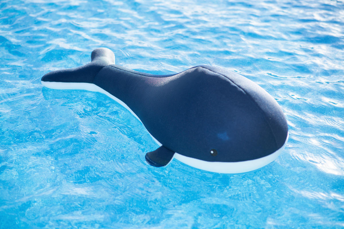 SCHWIMMTIER - Blau, KONVENTIONELL, Textil (50/104/30cm)