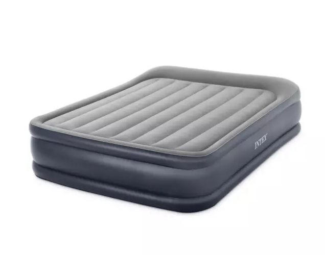 LUFTBETT Grau  - Grau, Basics, Kunststoff (203/152/42cm)
